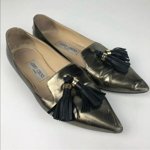 Jimmy Choo Tassel Flats